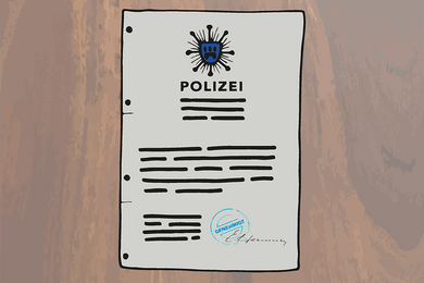 Polizeikommissariat Polizei Zustimmung